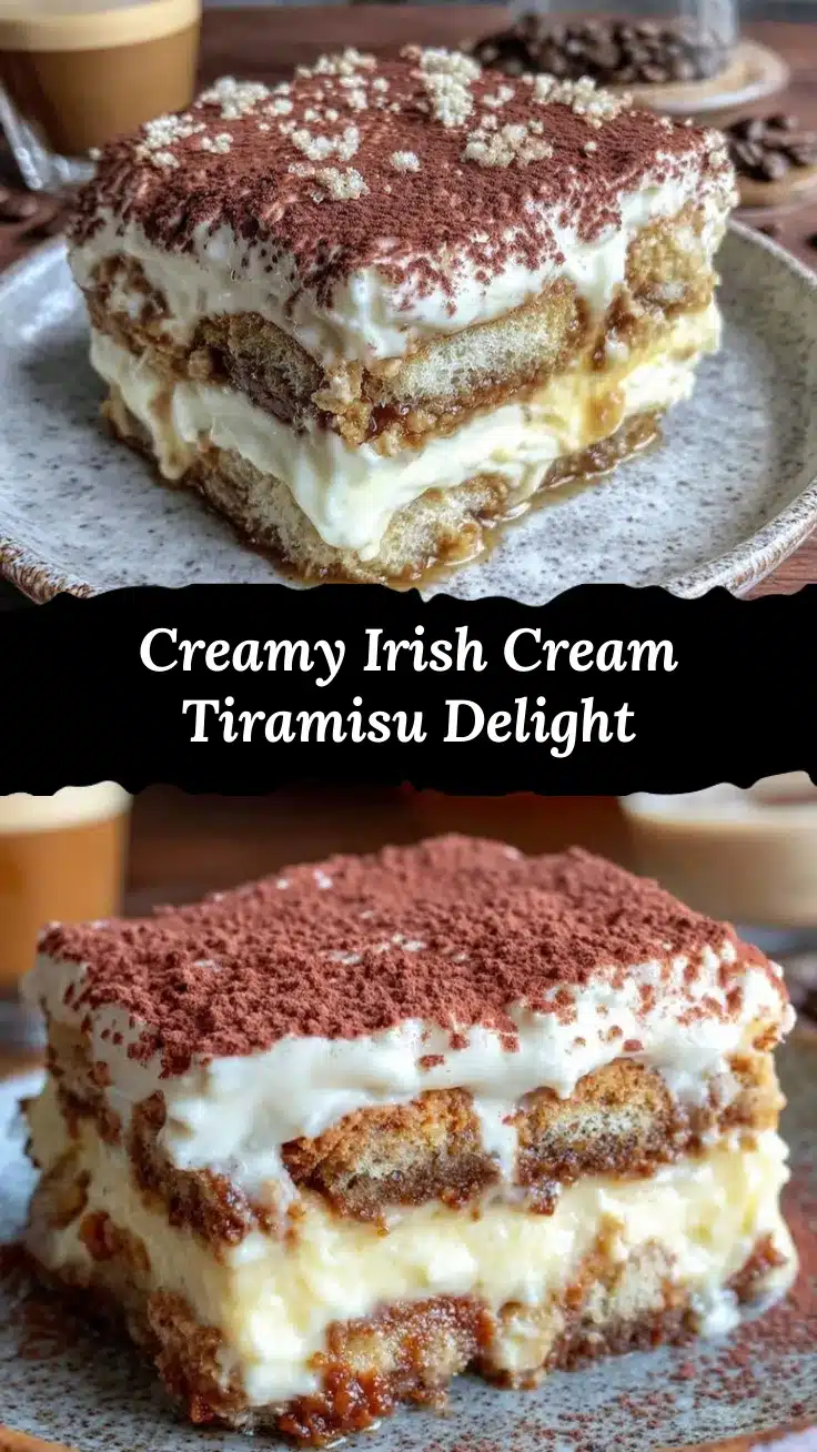 Irish cream tiramisu recipe