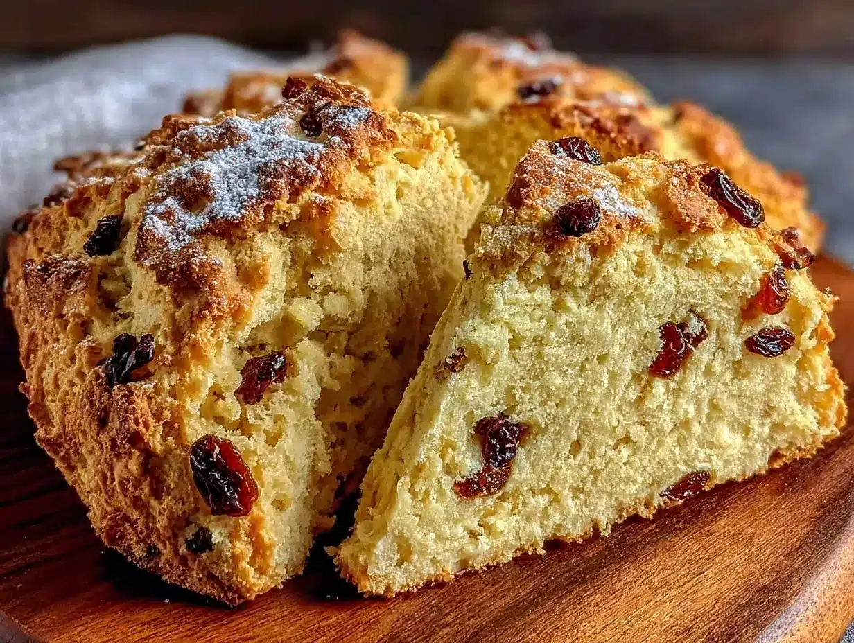 irish soda bread with raisins preparation steps