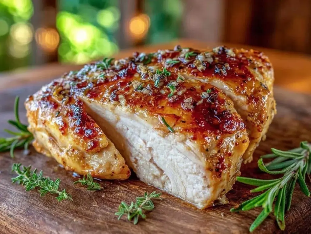 juicy air fryer chicken breast recipe - featured image