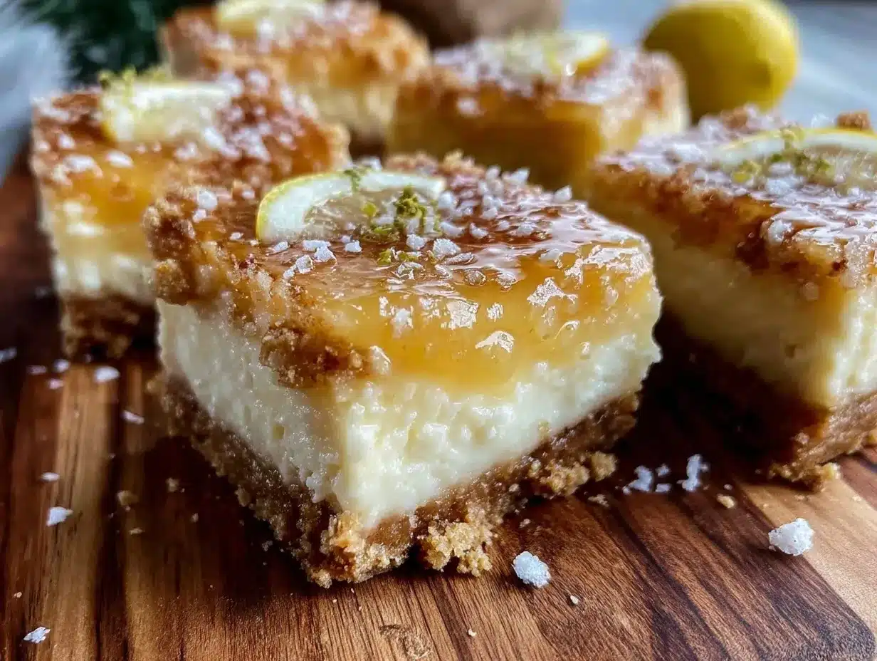 lemon curd cheesecake bars preparation steps