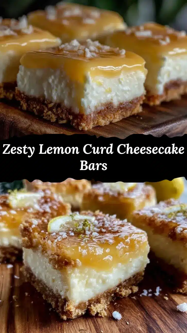 lemon curd cheesecake bars recipe