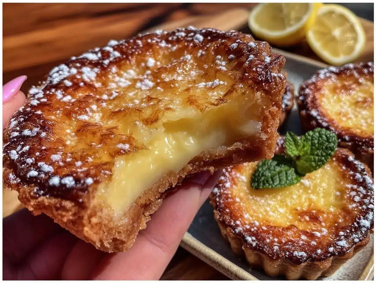 lemon curd tartlets preparation steps