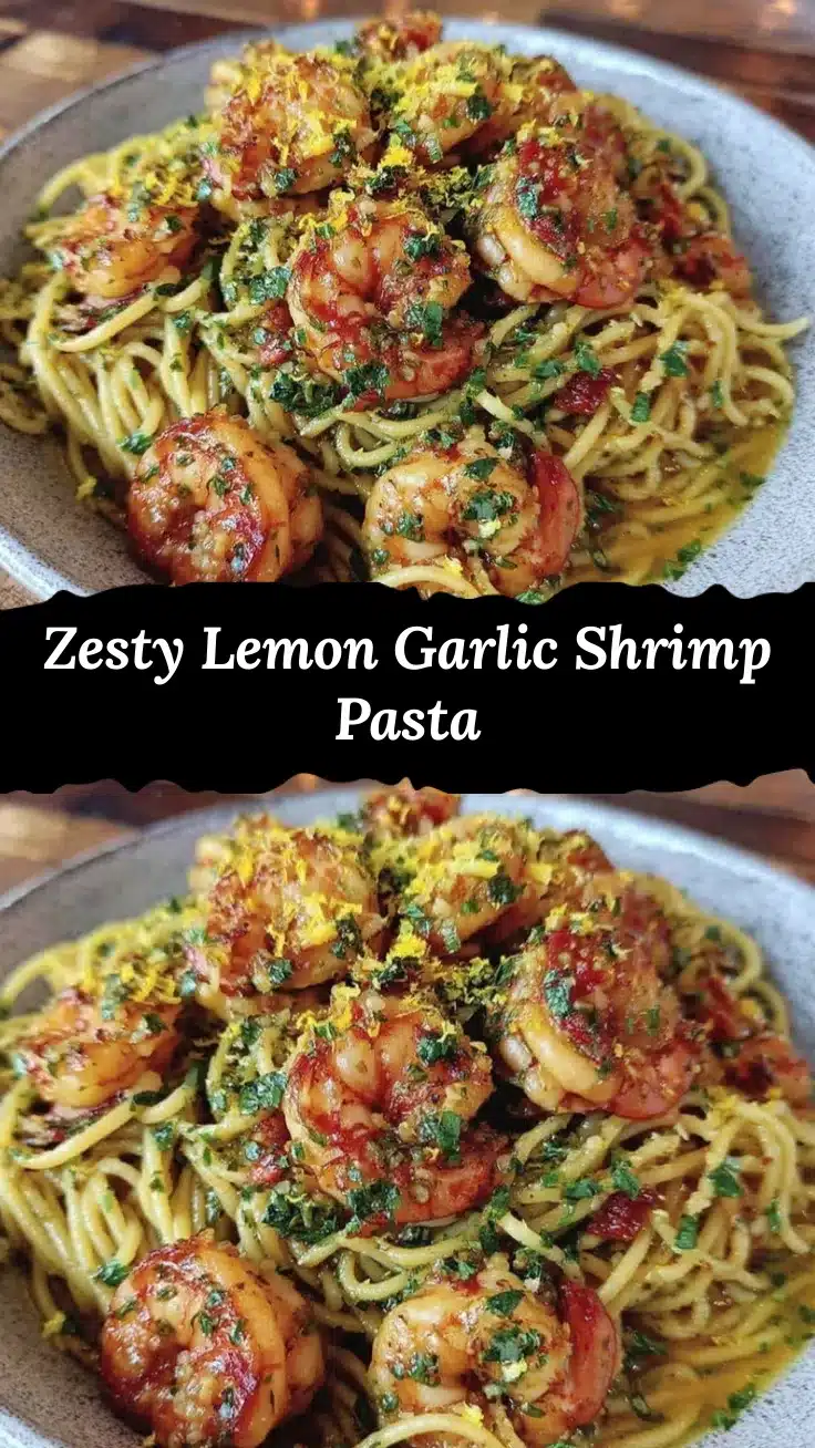 lemon garlic shrimp pasta recipe