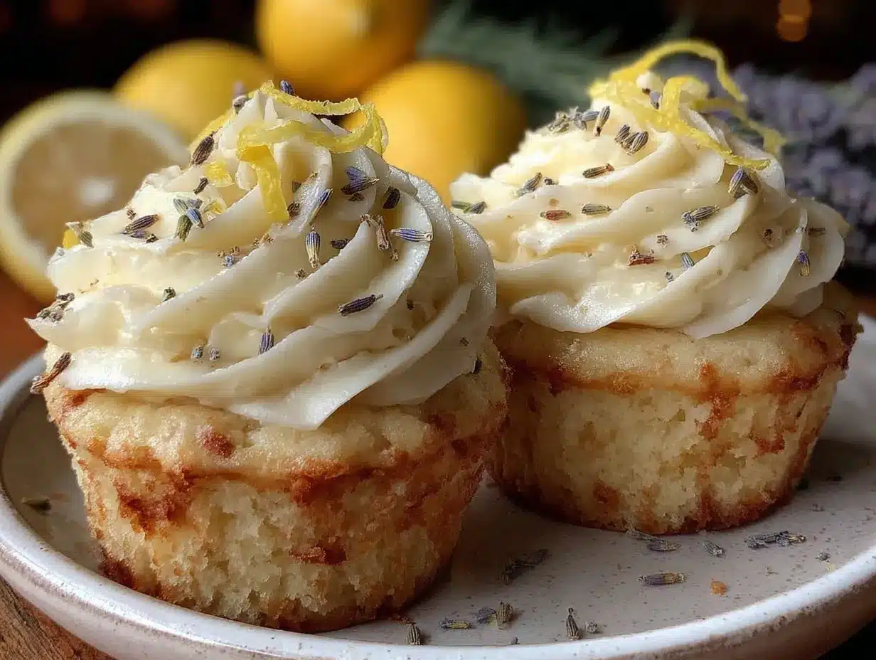 lemon lavender cupcakes preparation steps