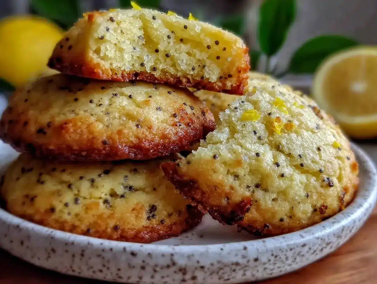 lemon poppy seed cookies preparation steps