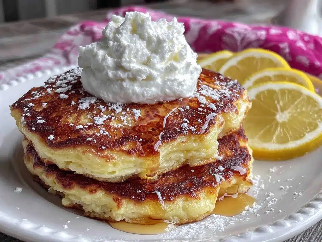 lemon ricotta pancakes recipe preparation steps