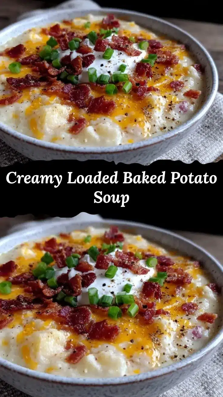 loaded baked potato soup recipe