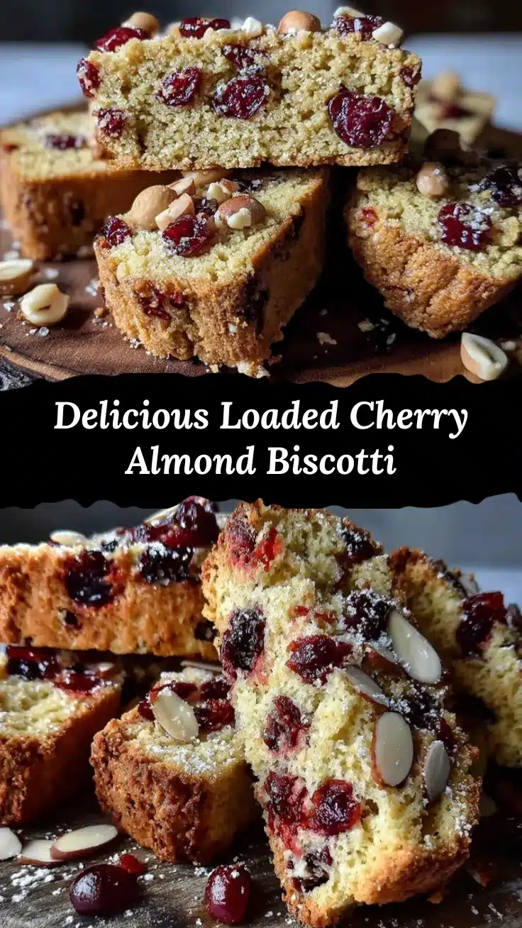 loaded cherry almond biscotti recipe recipe