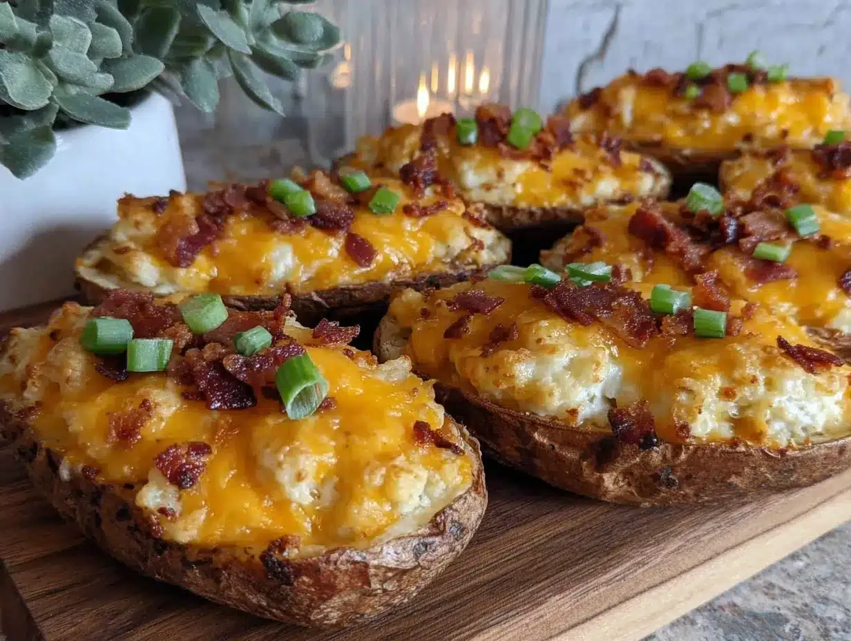 loaded potato skins recipe preparation steps