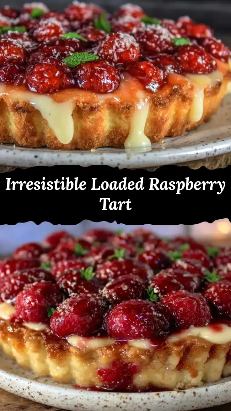 loaded raspberry tart recipe recipe