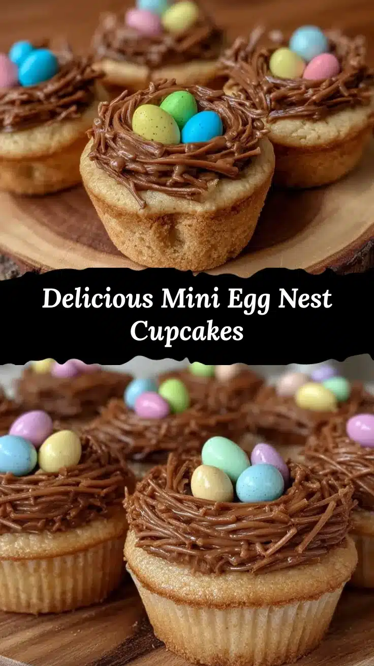 mini egg nest cupcakes recipe