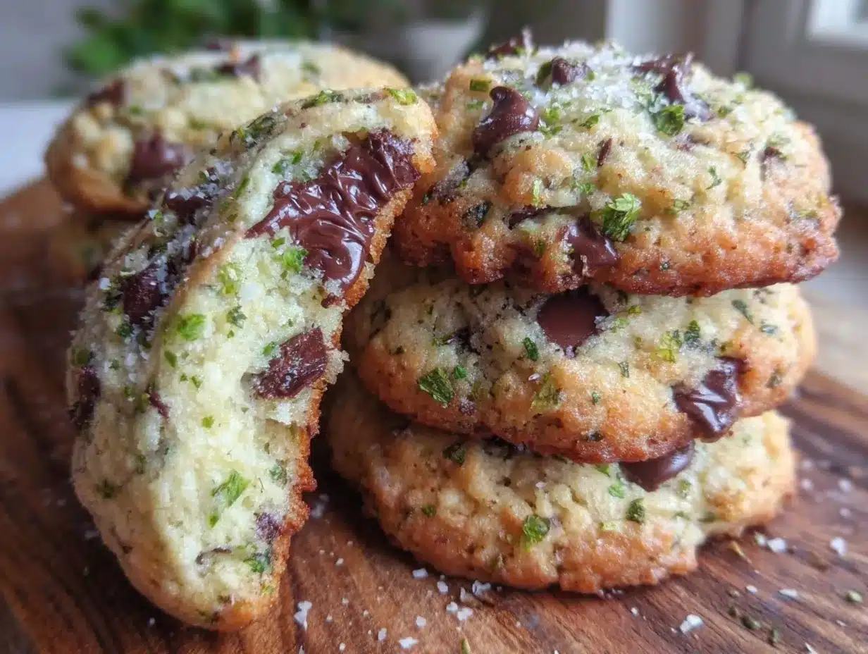 mint chocolate chip cookies preparation steps