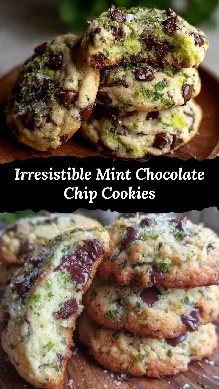 mint chocolate chip cookies recipe