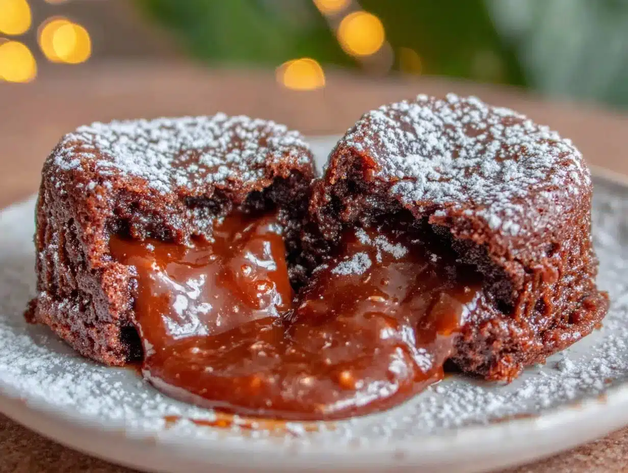 molten chocolate lava cakes for two preparation steps