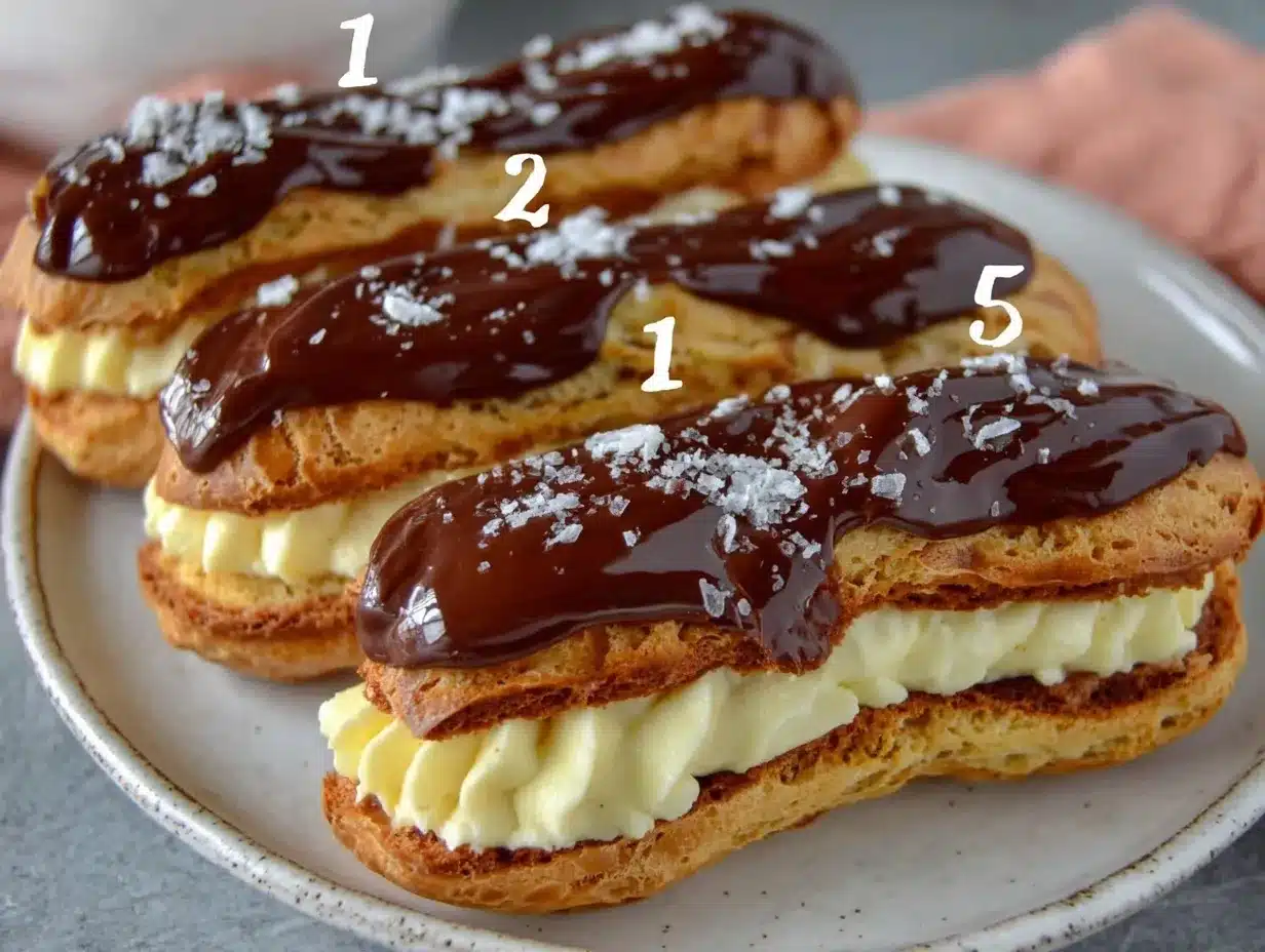 no-bake chocolate eclair dessert preparation steps