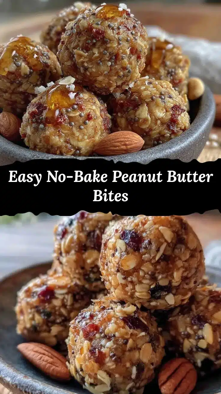 no-bake peanut butter energy balls recipe