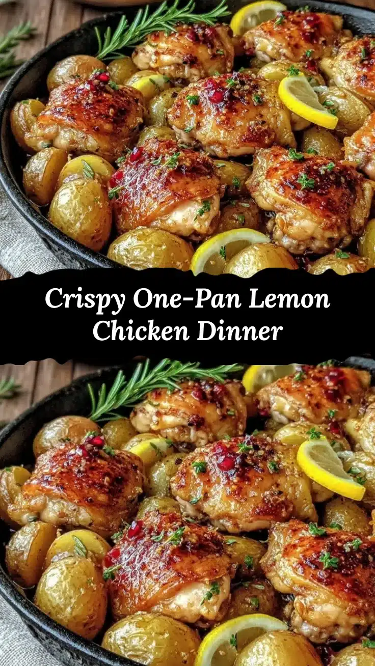one-pan lemon chicken with potatoes recipe