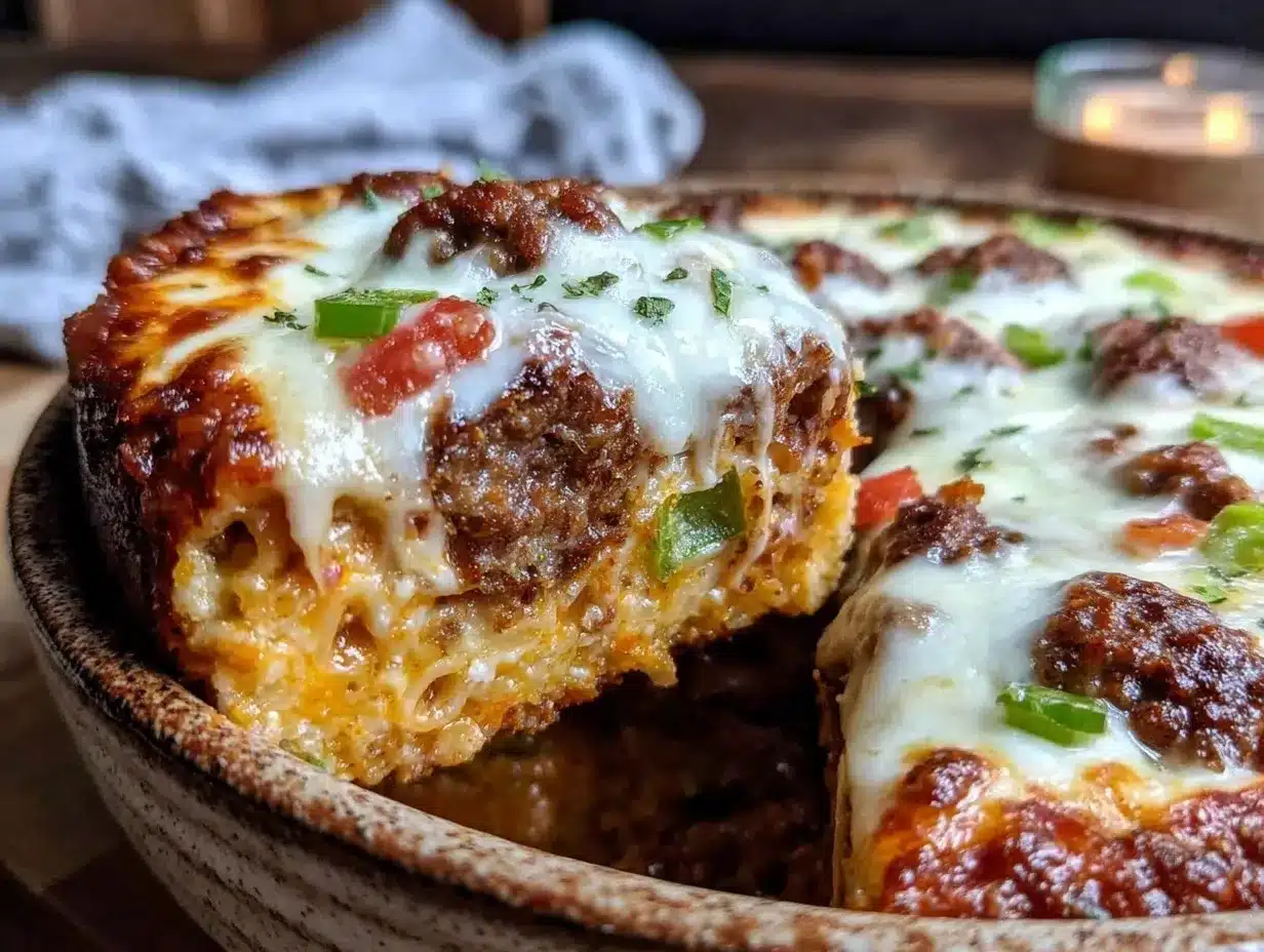 pizza casserole recipe preparation steps