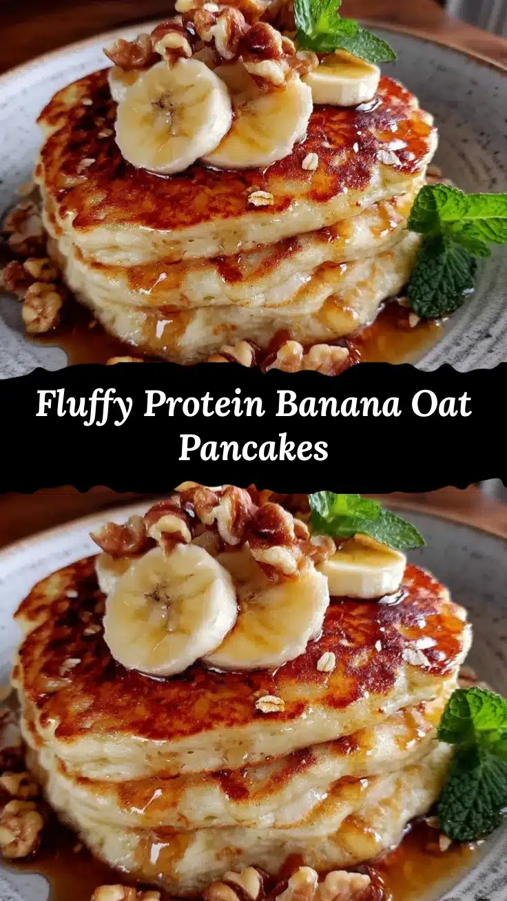 protein-packed banana oat pancakes recipe