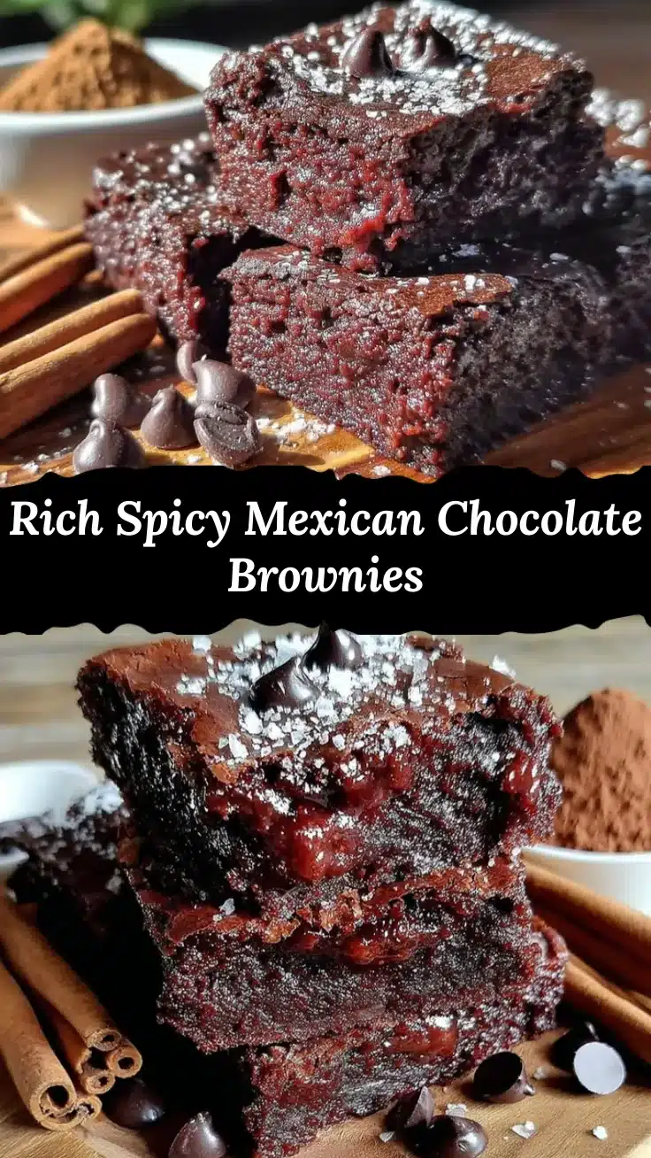 quick Mexican chocolate brownies recipe