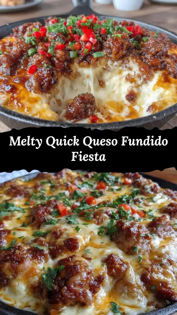 quick queso fundido with chorizo recipe
