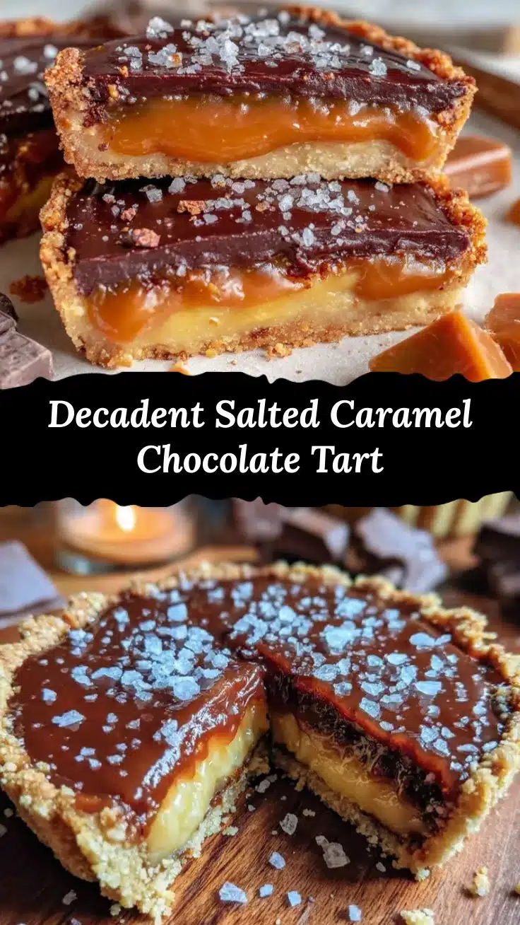 salted caramel chocolate tart recipe