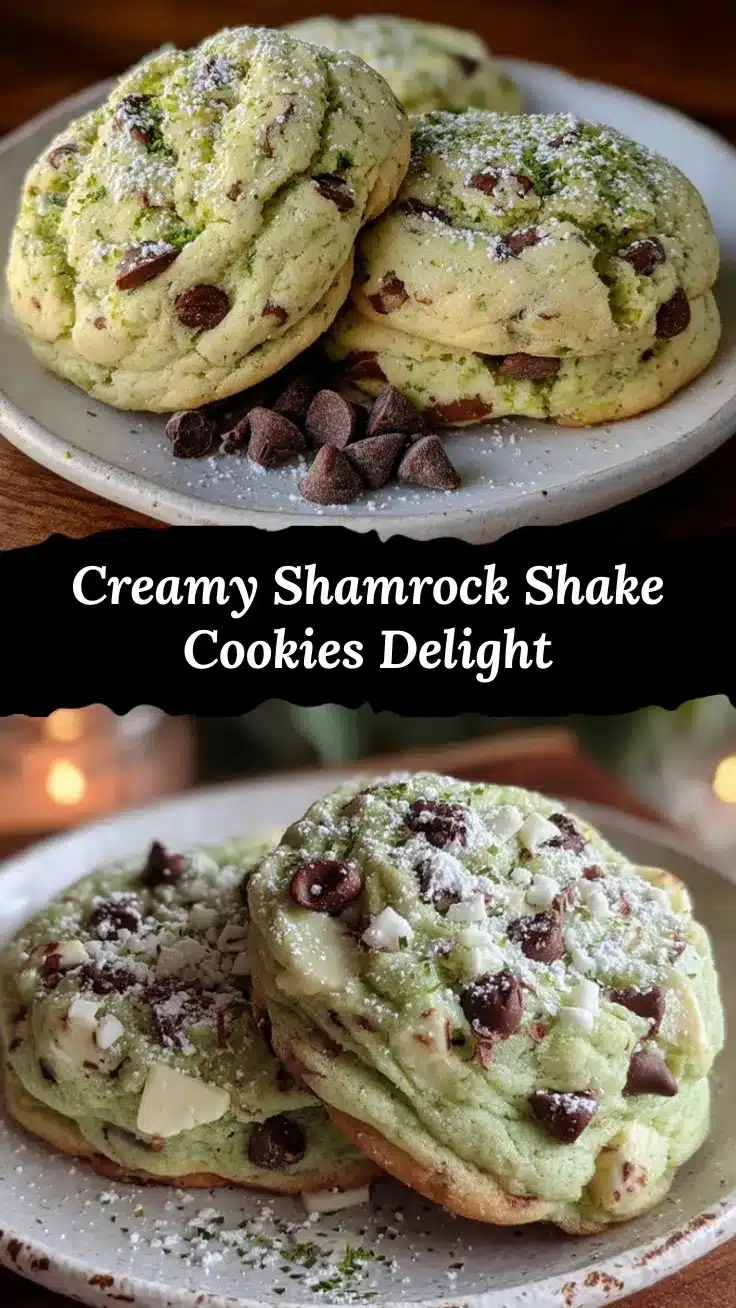 shamrock shake cookies recipe