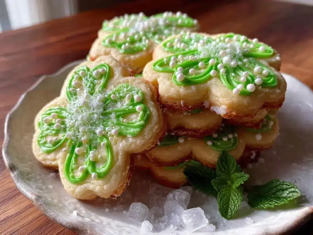 shamrock sugar cookies recipe - featured image