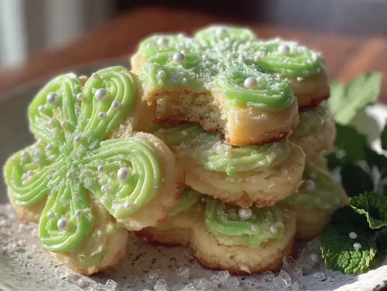 shamrock sugar cookies recipe preparation steps