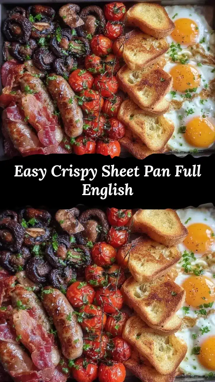 sheet pan full english breakfast recipe