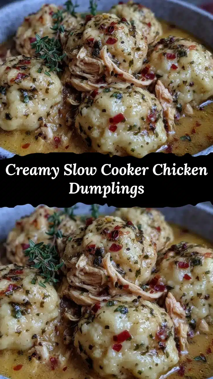 slow cooker chicken and dumplings recipe