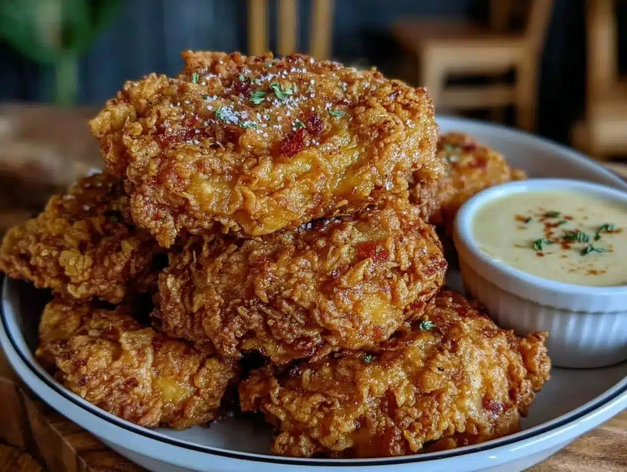 Southern fried chicken recipe preparation steps