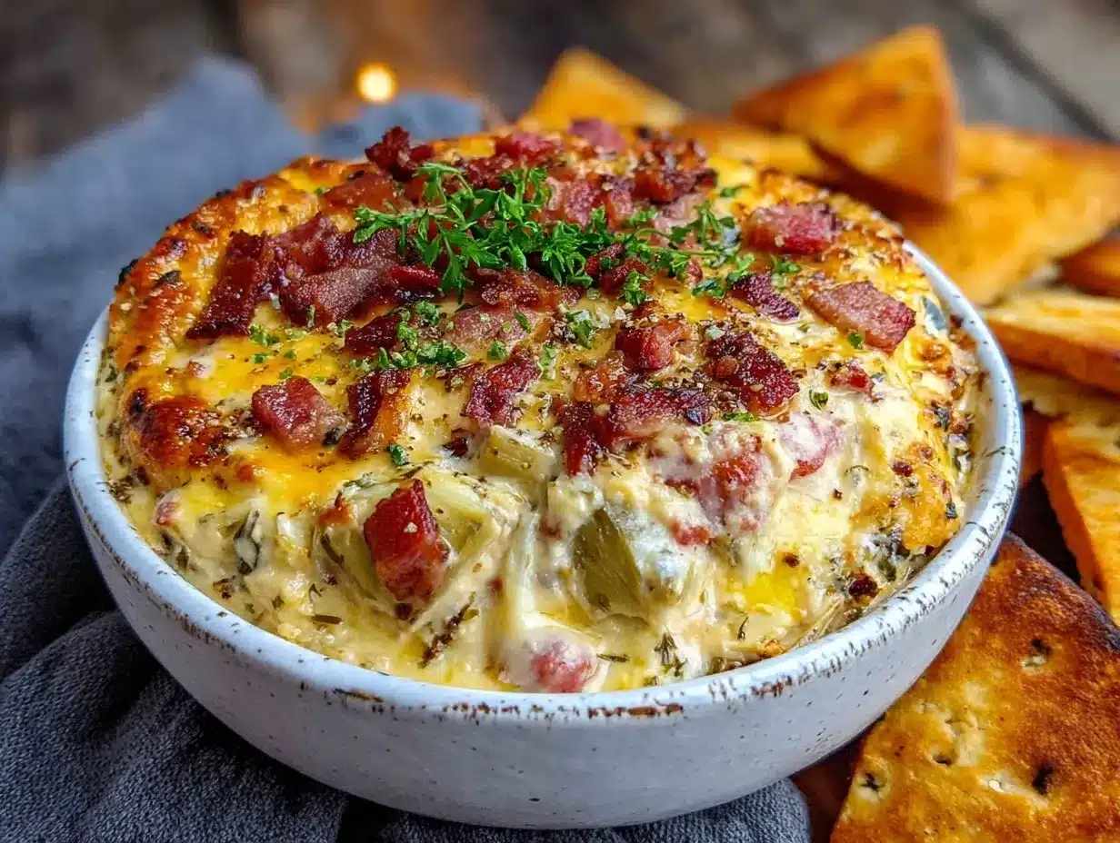 spinach artichoke dip recipe preparation steps
