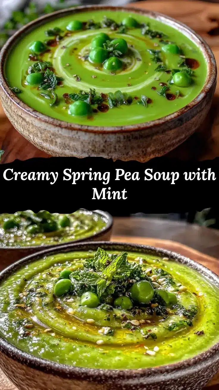 spring pea soup with mint recipe