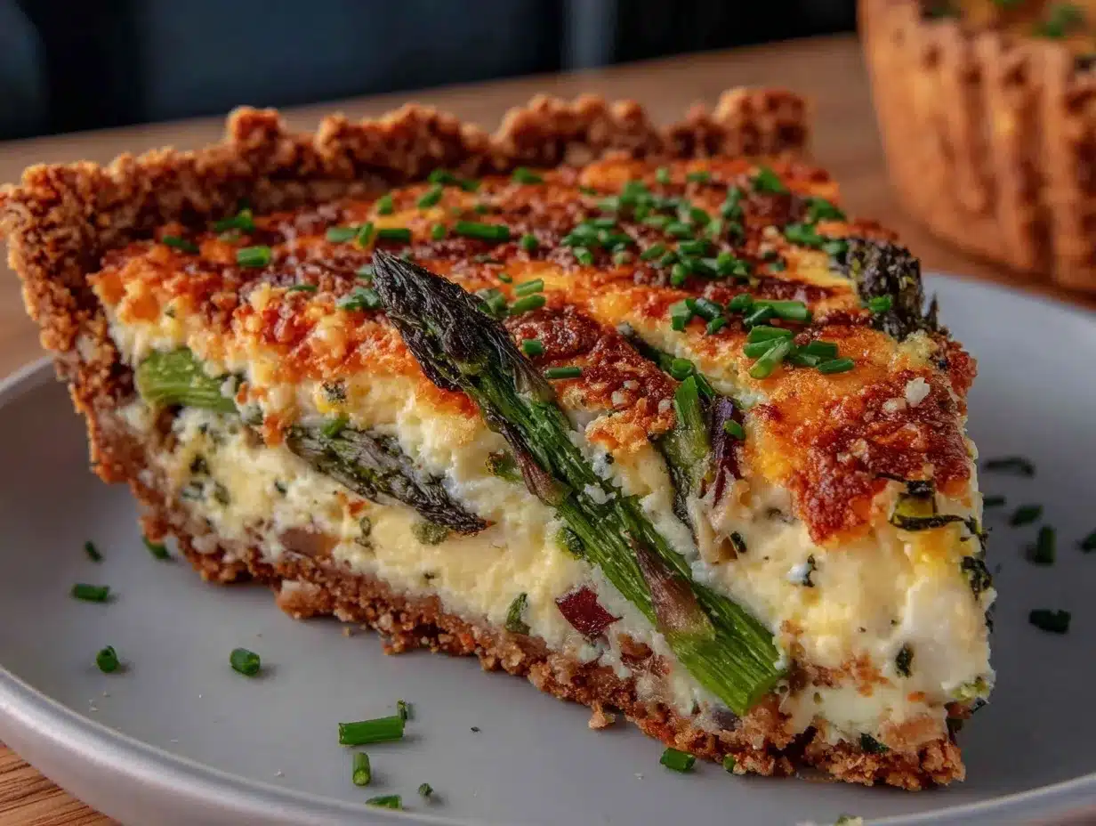 spring vegetable quiche preparation steps