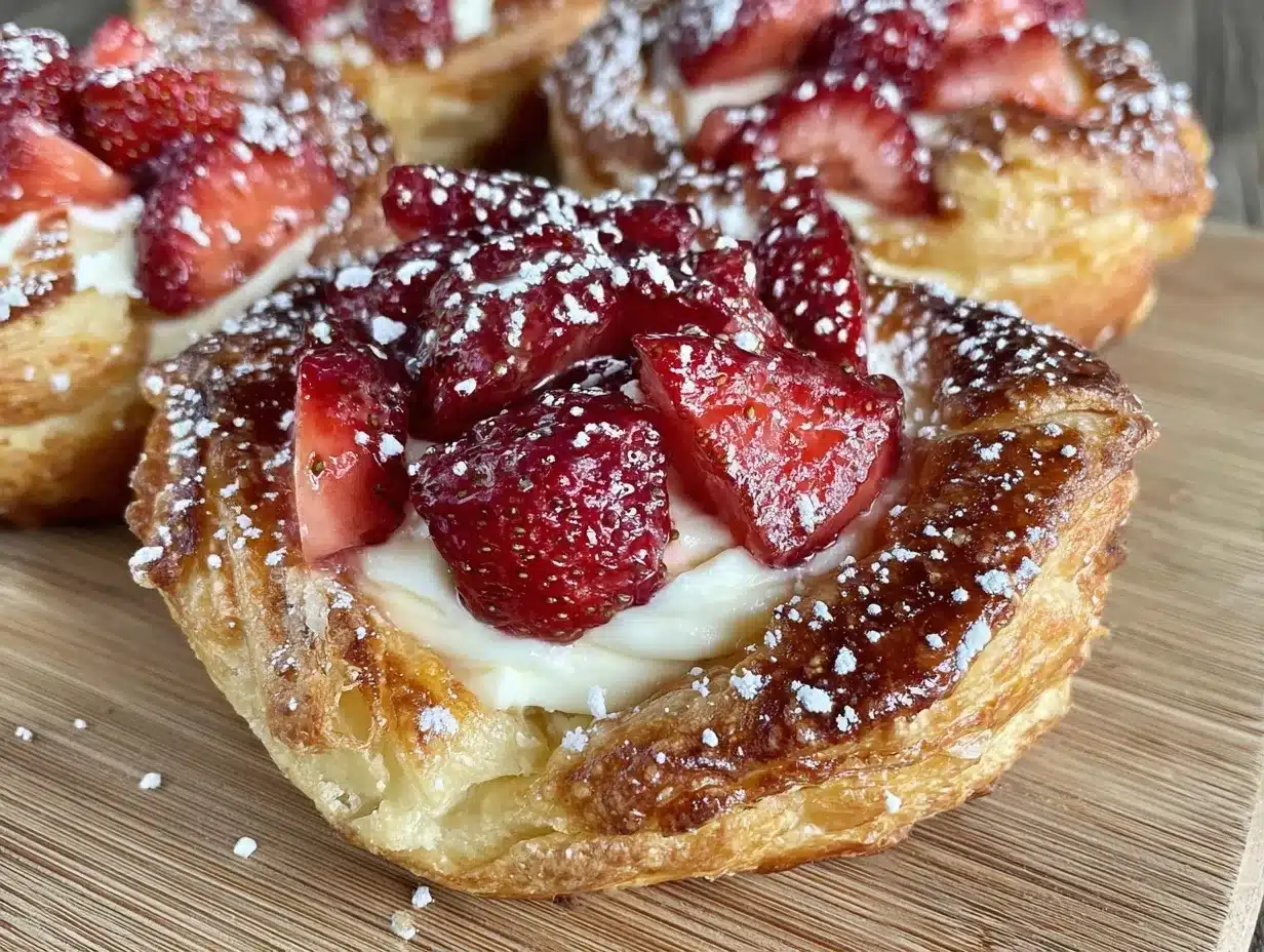 strawberry cream cheese danish recipe preparation steps