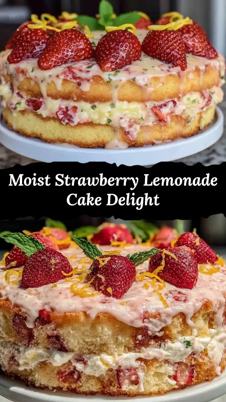 strawberry lemonade cake recipe recipe