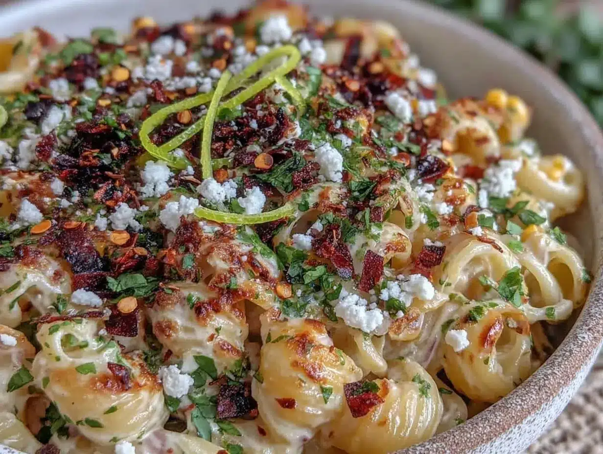 street corn pasta salad preparation steps