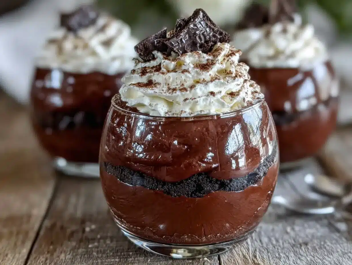 ultra moist chocolate mousse parfait preparation steps