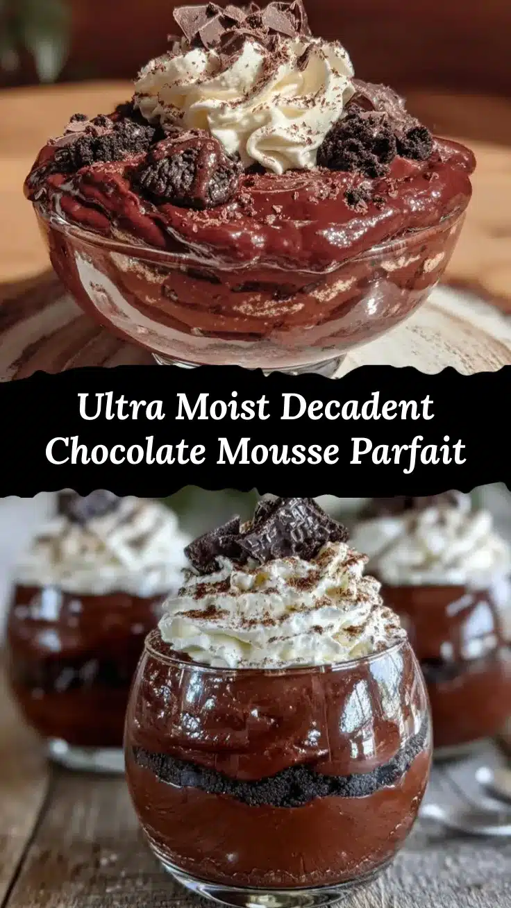 ultra moist chocolate mousse parfait recipe
