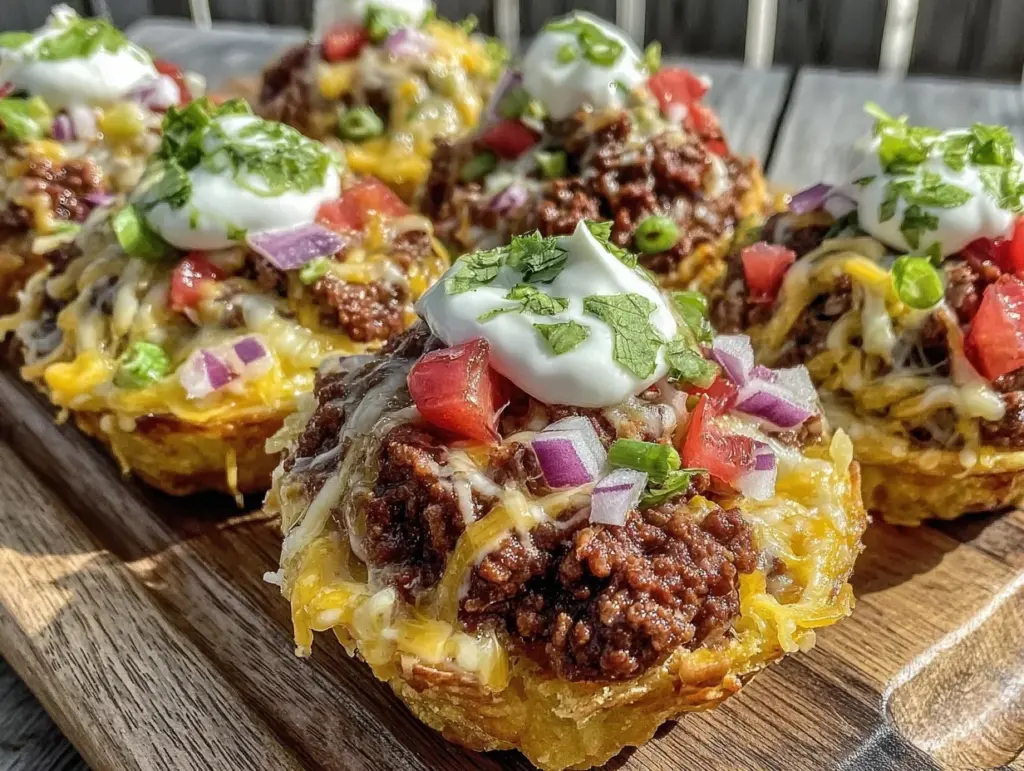 walking taco bar setup - featured image