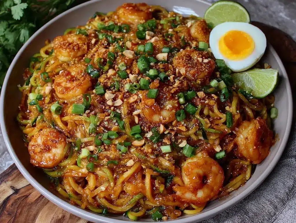 zucchini noodle pad thai - featured image