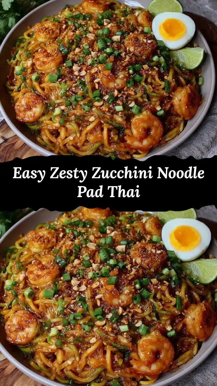 zucchini noodle pad thai recipe