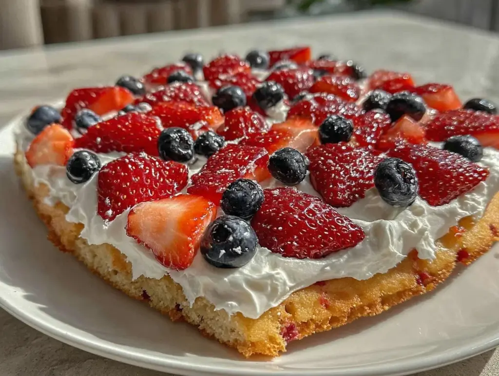 american flag fruit pizza - featured image