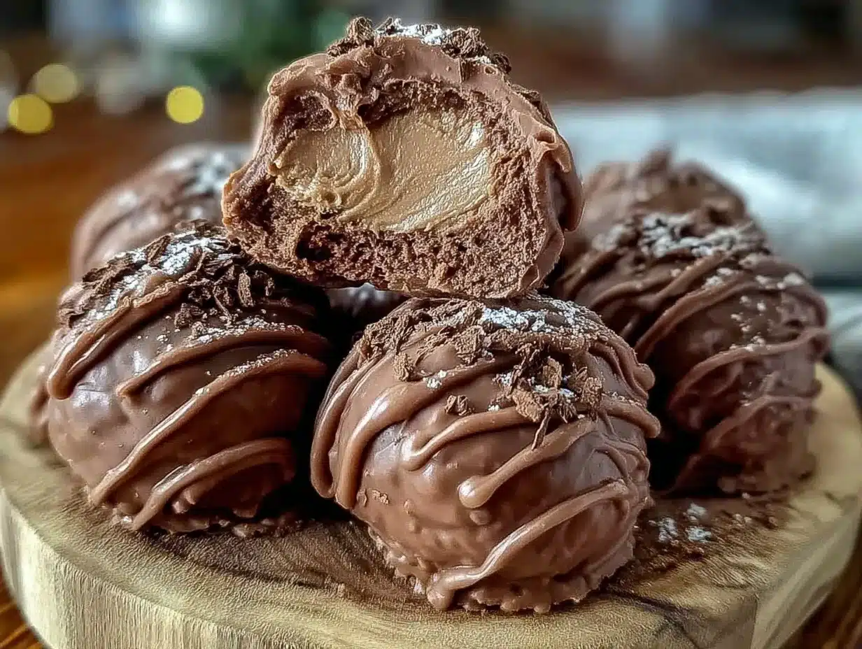 Baileys Irish Cream Chocolate Truffles preparation steps