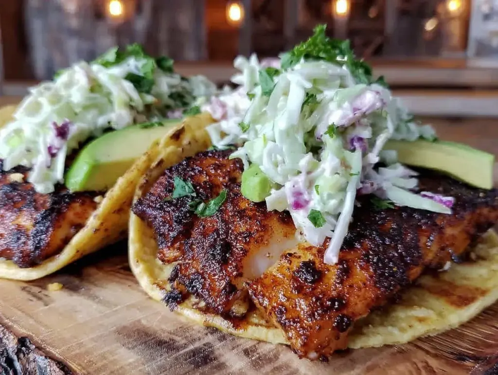 blackened fish tacos - featured image