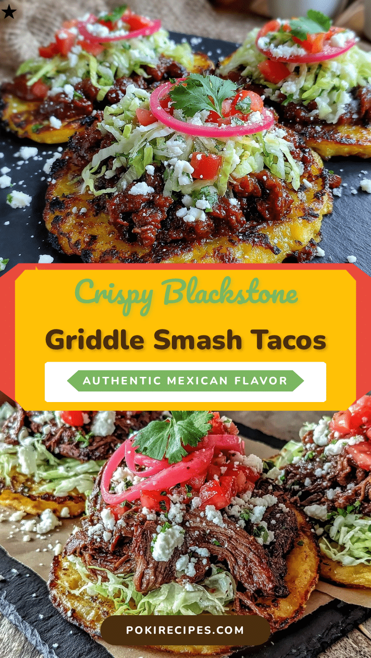 blackstone griddle smash tacos recipe
