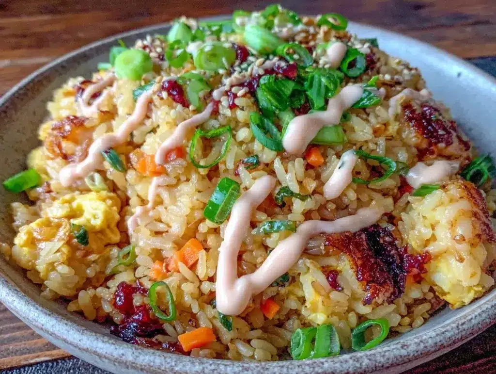 blackstone hibachi fried rice - featured image