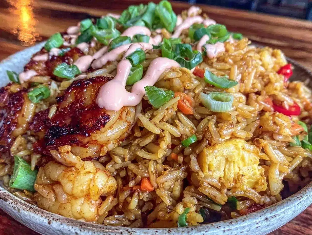 blackstone hibachi fried rice preparation steps