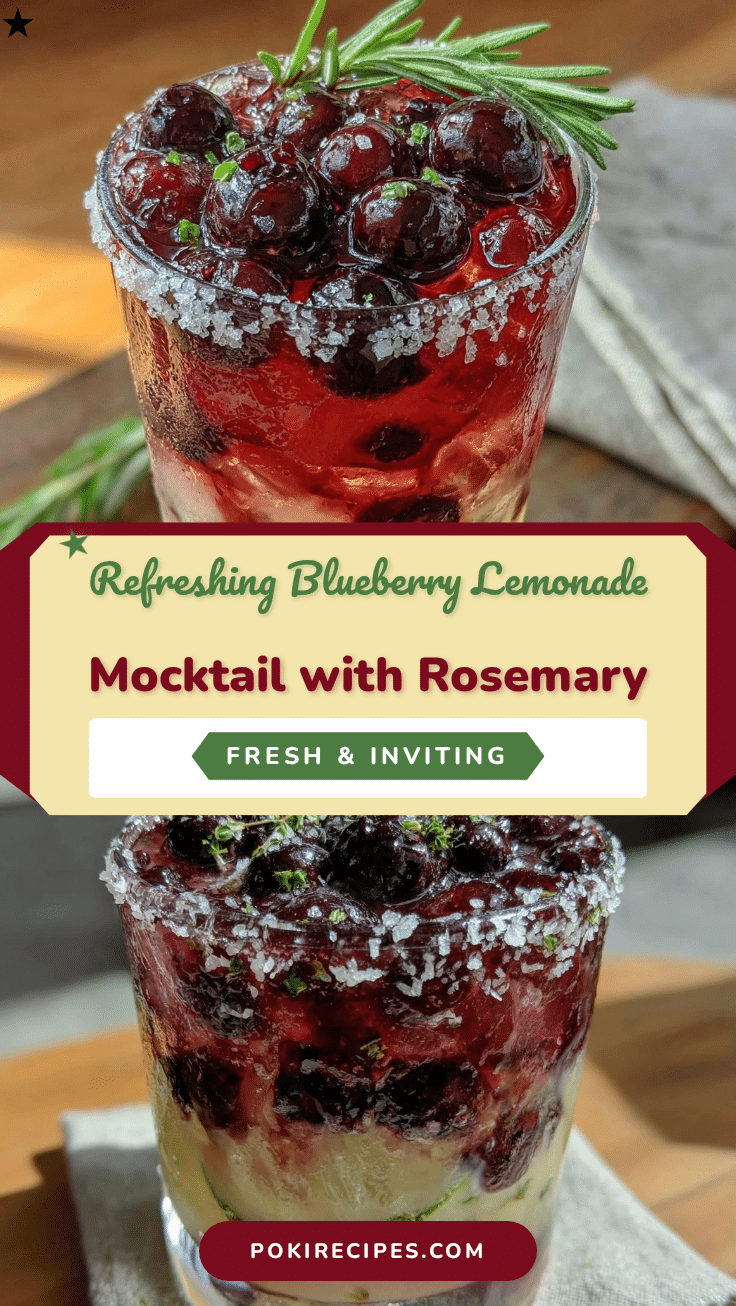 blueberry lemonade mocktail recipe
